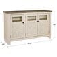 Ashley Bolanburg 60" TV Stand in Textured White and Weathered Gray, , large