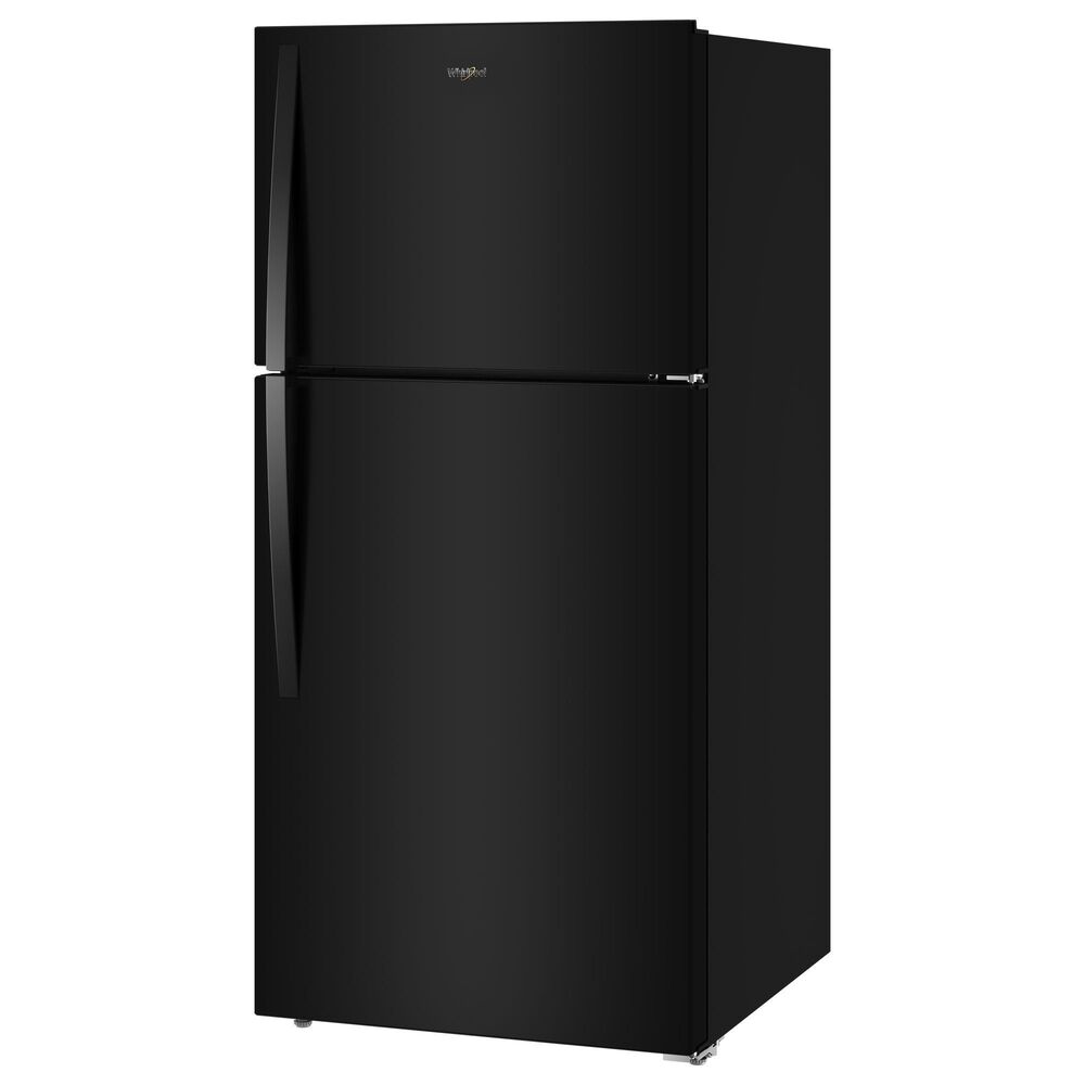 Whirlpool 19 Cu. Ft. Top Freezer Refrigerator with Garage Ready in Black, , large