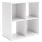 Ashley Onita 4-Cube Organizer in White, , large