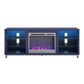 Ameriwood Home Lumina Deluxe Fireplace TV Stand in Navy, , large