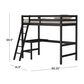 The Monday Company Twin Loft Bed W/Desk, , large