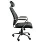 Moe"s Home Collection Swivel Office Chair in Black, , large