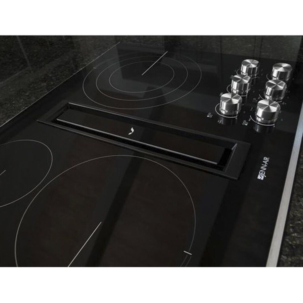 JennAir 36&quot; JX3 Electric Downdraft Cooktop in Black, , large
