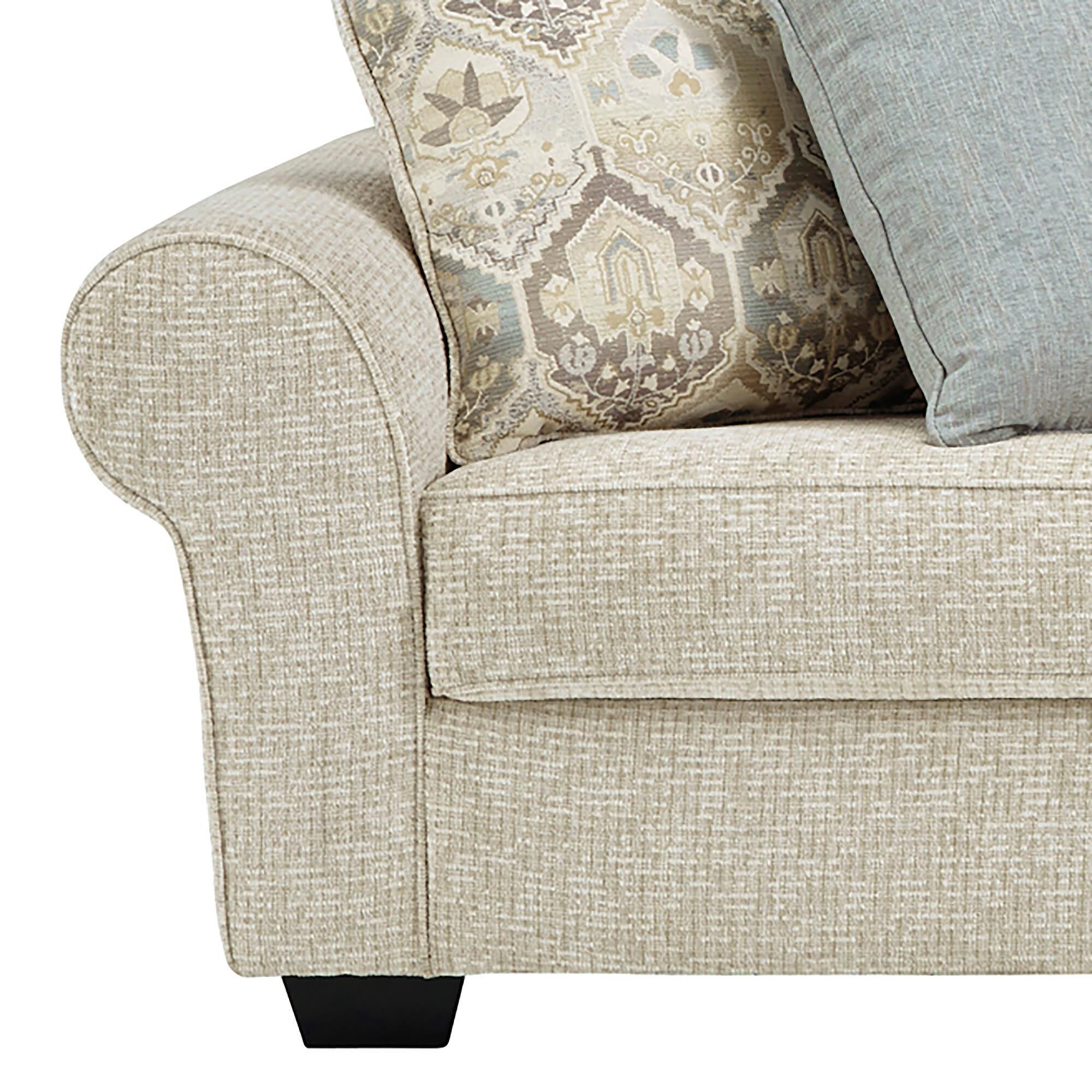 Signature Design by Ashley Haisley Stationary Sofa in Ivory NFM