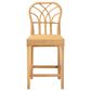 Baxton Studio Monaco Counter Stool in Natural Brown and Light Honey, , large