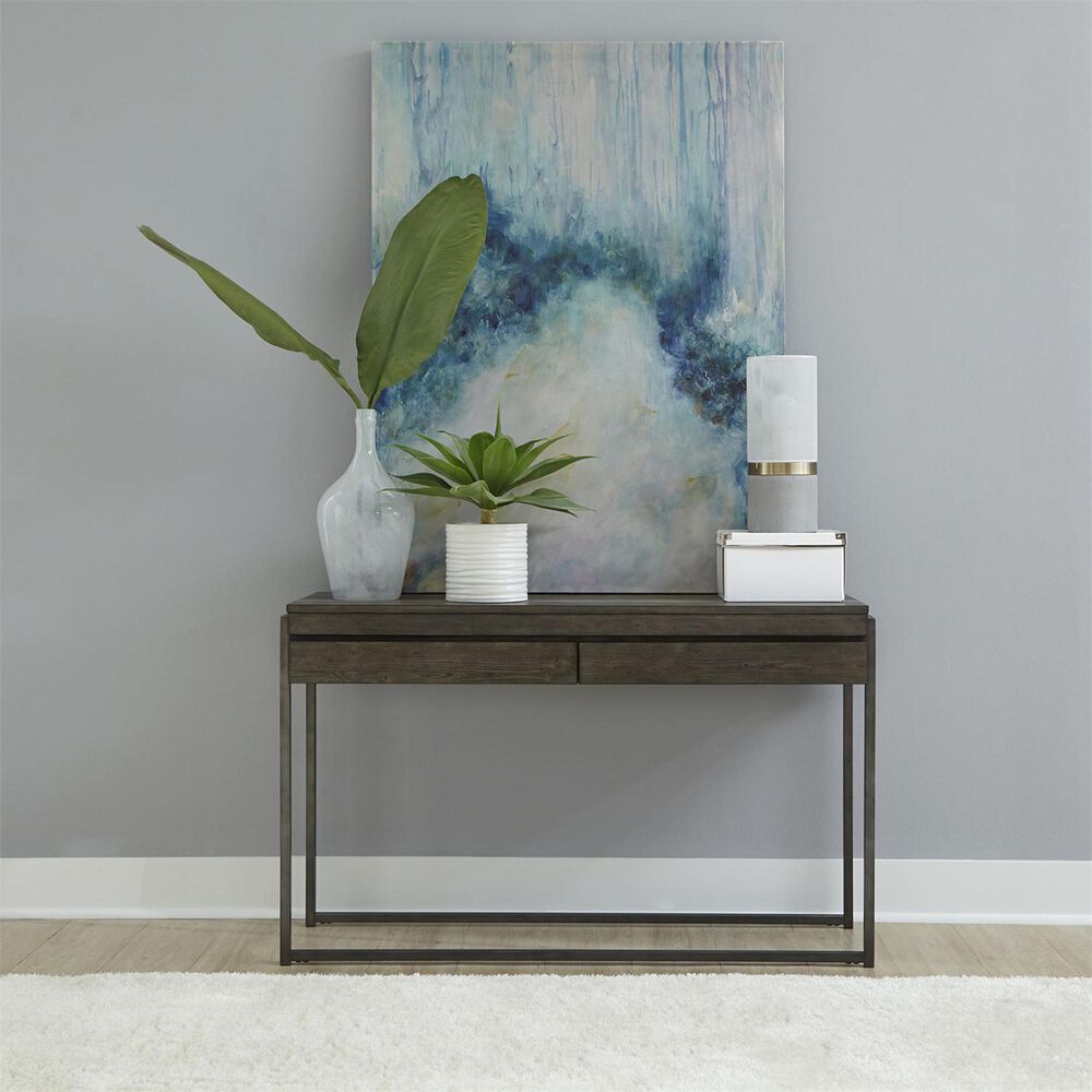 Belle Furnishings Sofa Table in Weathered Gray, , large