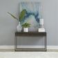 Belle Furnishings Sofa Table in Weathered Gray, , large