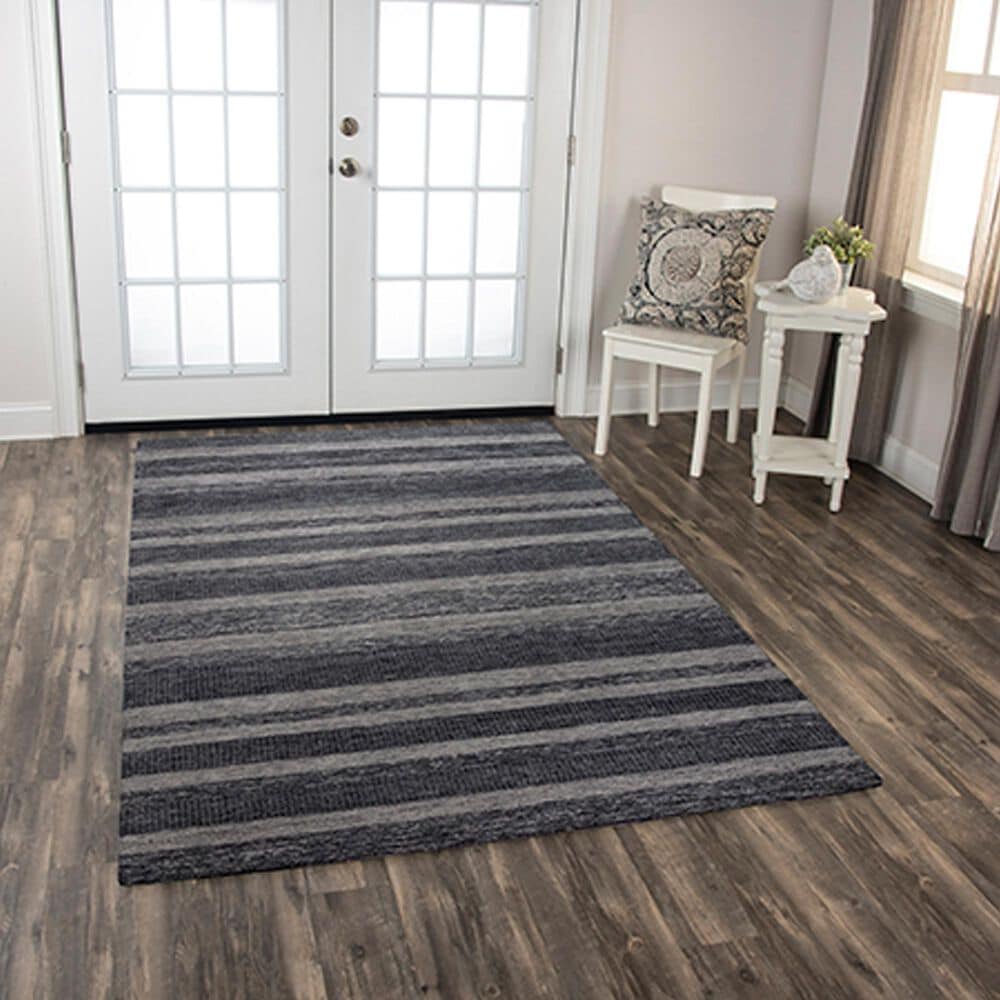 RIZZY Taylor TAY880 8&#39;6&quot; x 11&#39;6&quot; Charcoal Area Rug, , large