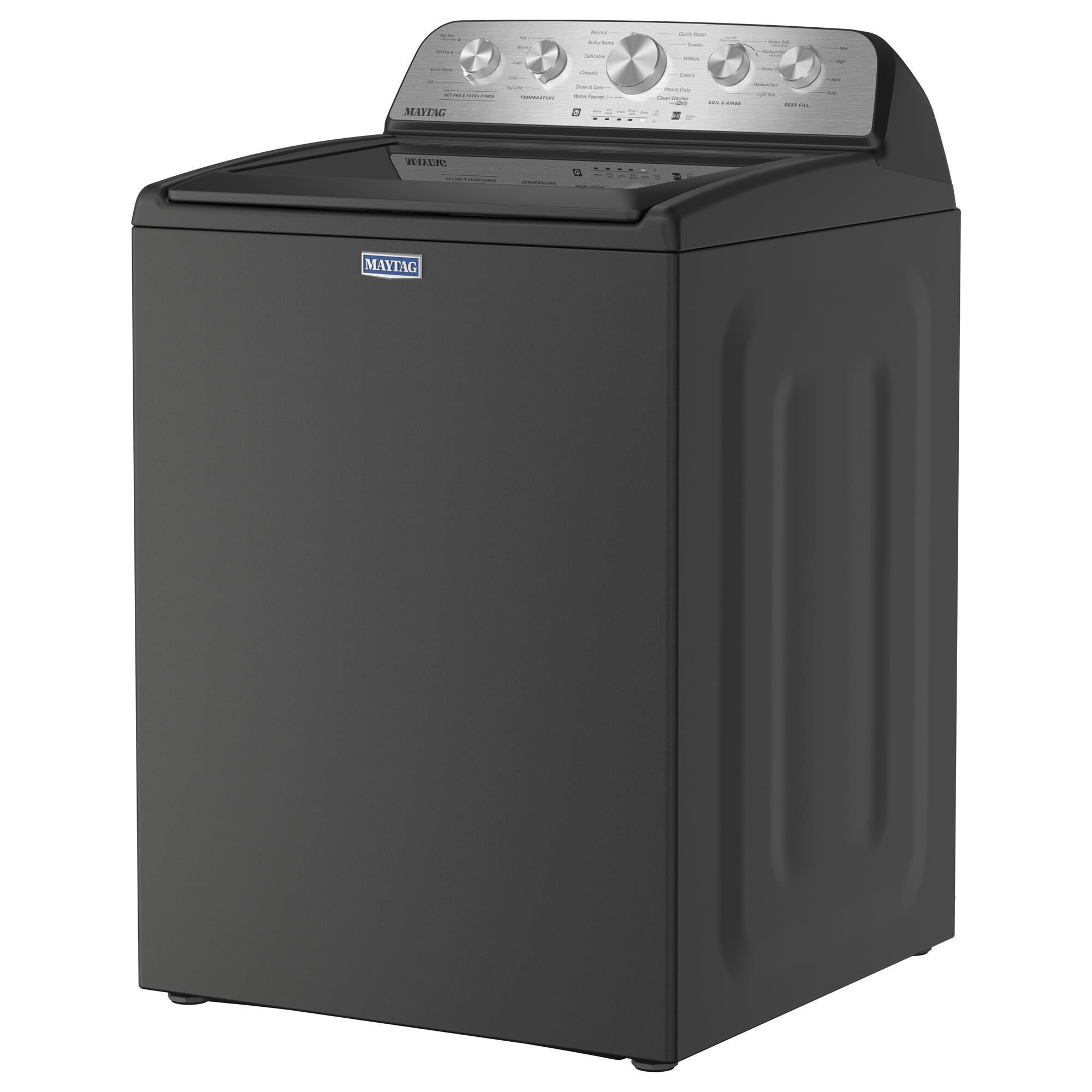 Maytag 4.8 Cu. Ft. Top Load Pet Pro Washer in Volcano Black