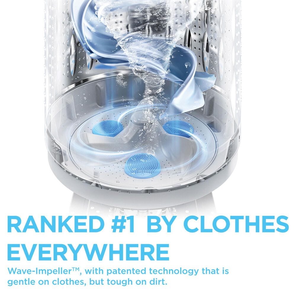 Midea 4.5 Cu.Ft. Smart Top Load Washer with Wave Impeller, , large