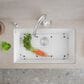 Blanco Precis 32" Super Single Bowl Kitchen Sink in White, , large