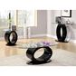 Furniture of America Witmer O-Shaped Coffee Table in Black, , large