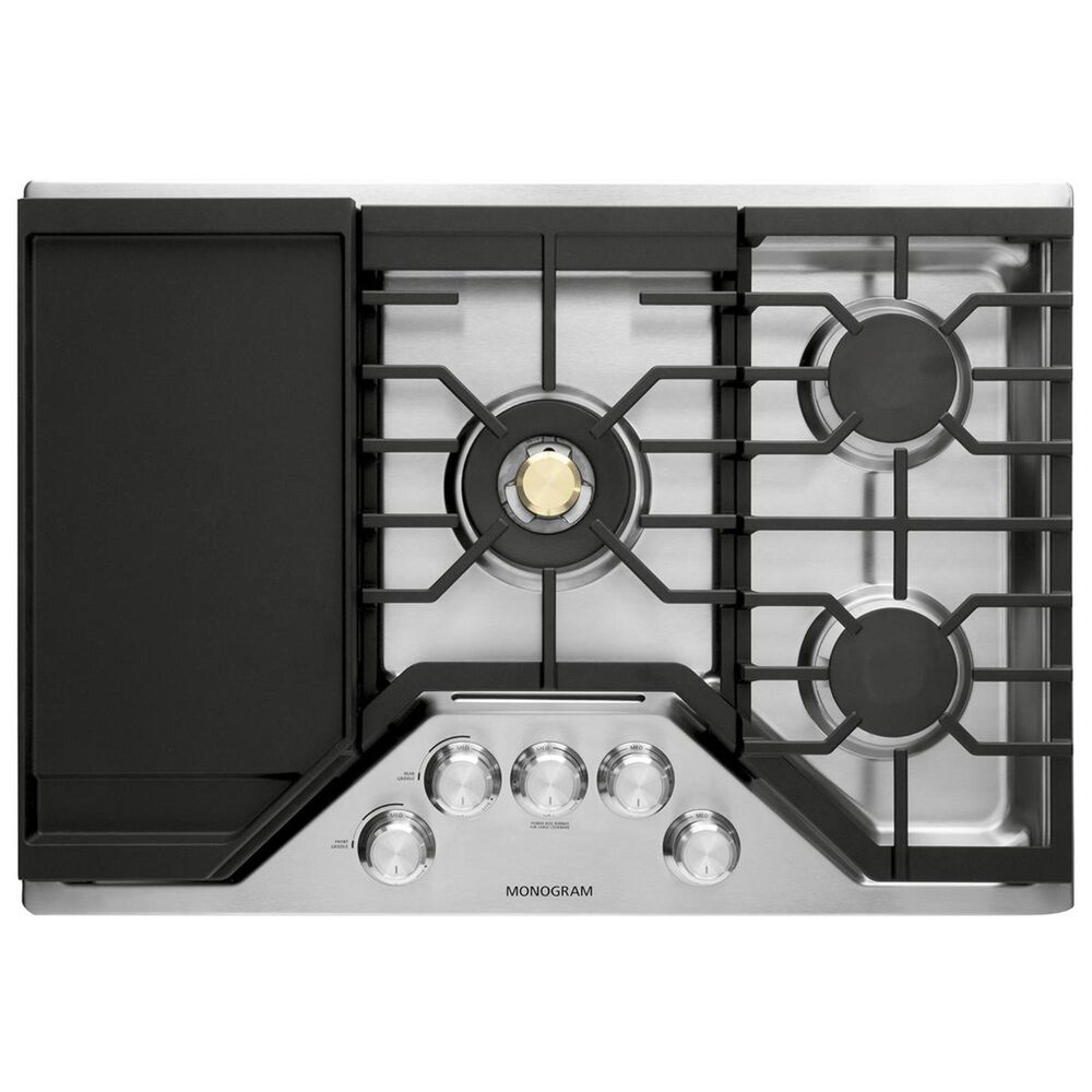 Monogram 30&quot; Gas Sealed Burner Cooktop in Stainless Steel, , large