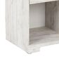 Ashley Shawburn 1-Drawer Nightstand in Whitewash and Charcoal Gray, , large