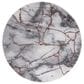 Safavieh Craft CFT877P 4" Round Grey and Orange Area Rug, , large