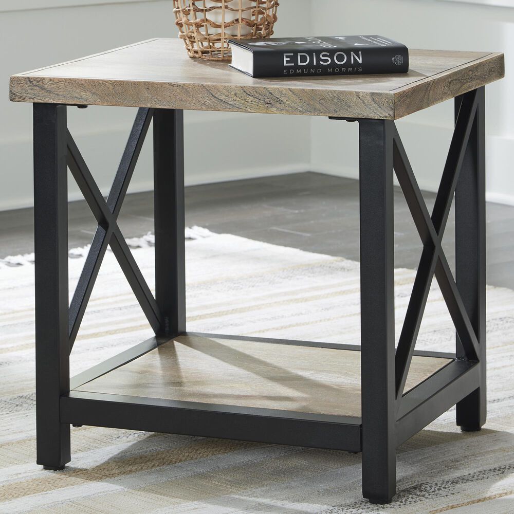 Ashley Bristenfort End Table in Brown and Black, , large
