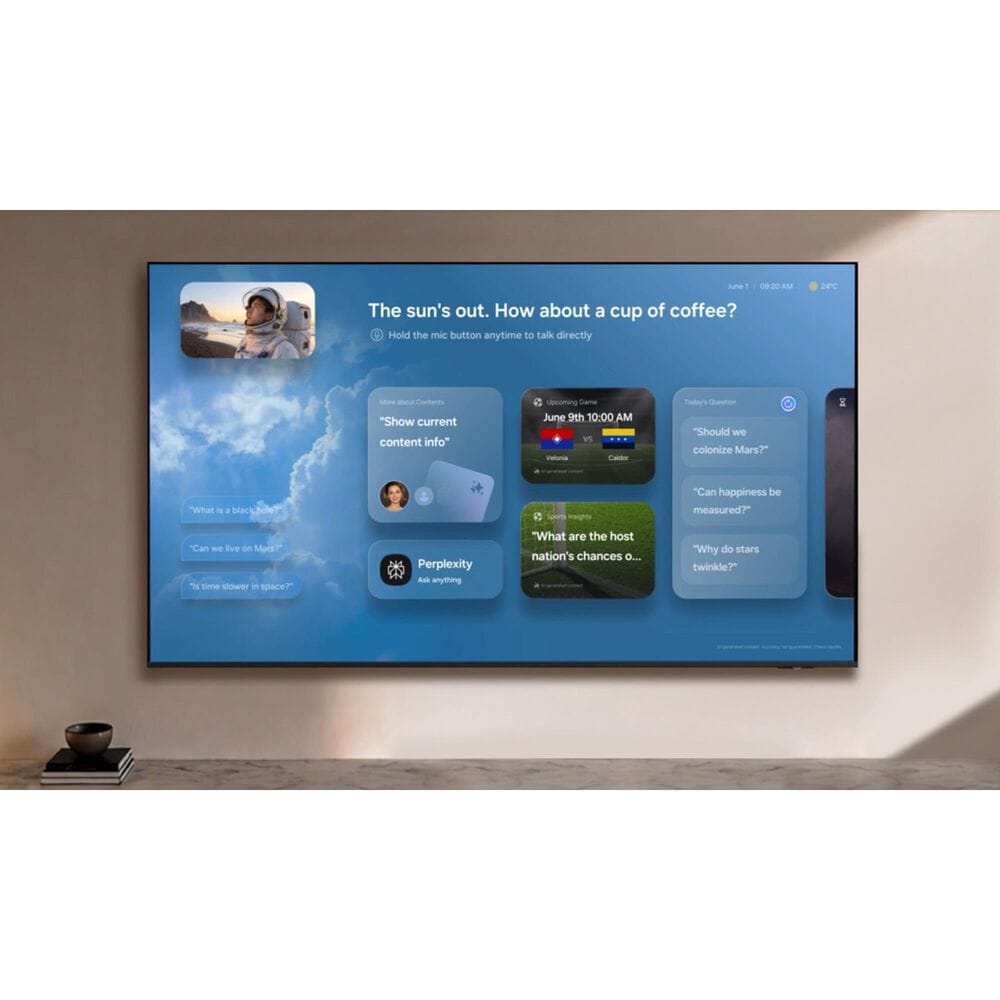 Samsung 85" Class QN70H Neo QLED 4K UHD Vision AI in Black - Smart TV (2025), , large