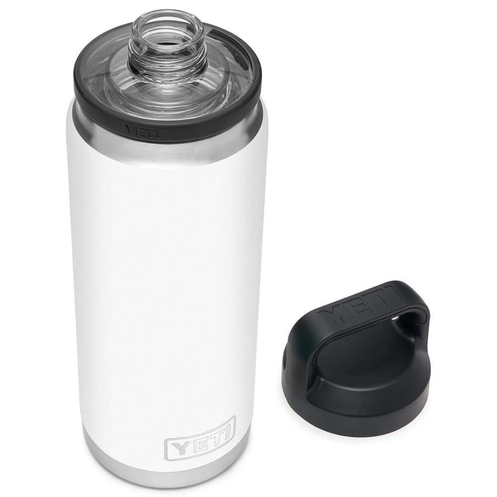 YETI Rambler 26 Oz Water Bottle with Chug Cap in White, , large