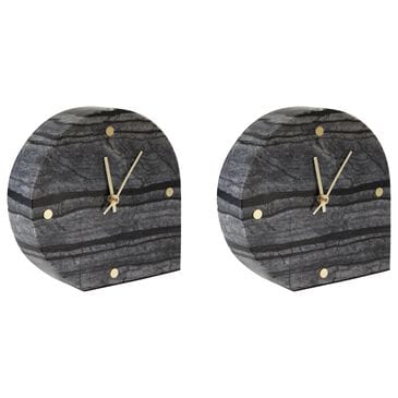 Ashley Janmour Table Clock in Black (Set of 2), , large
