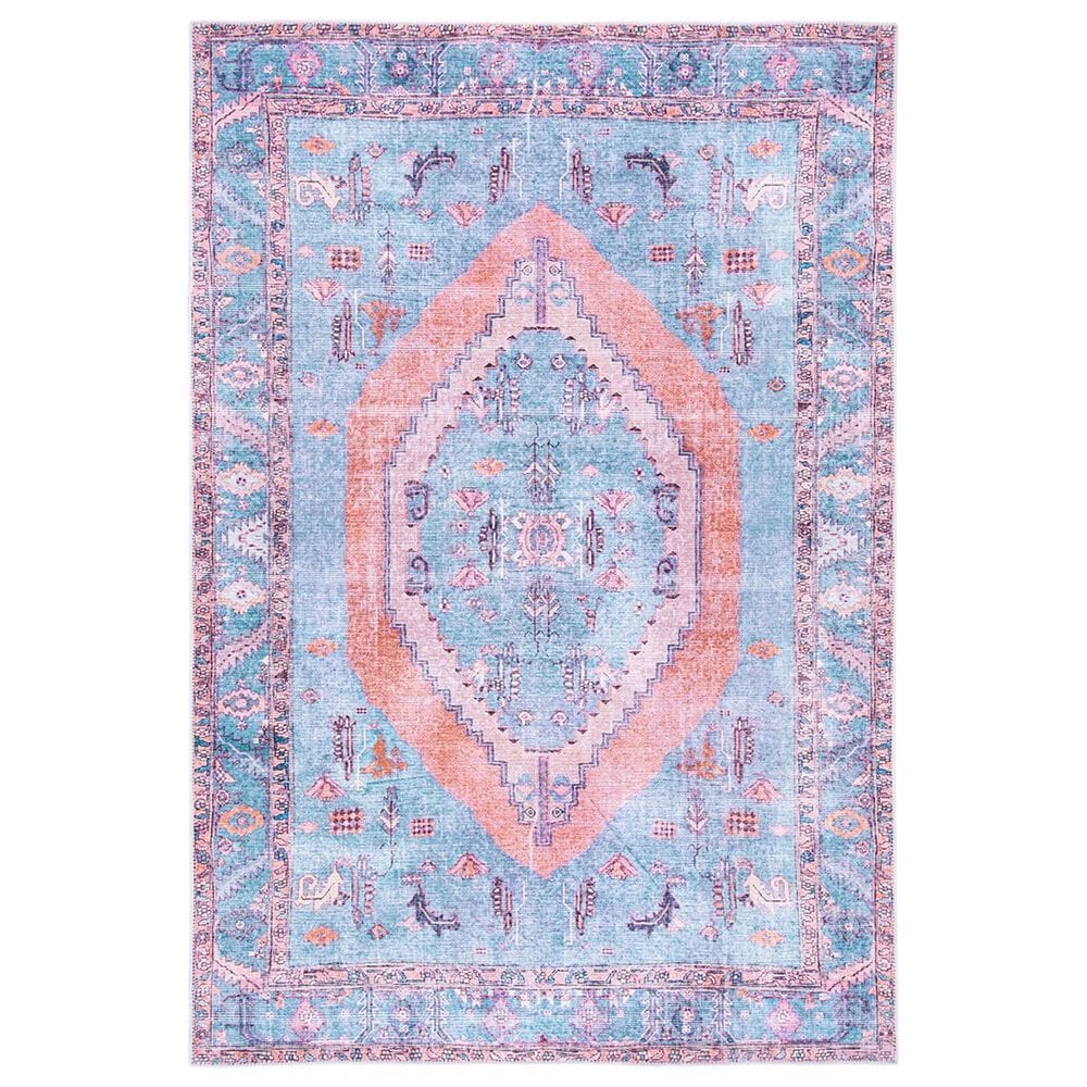 Safavieh Serapi 4" x 6" Light Blue and Beige Area Rug, , large