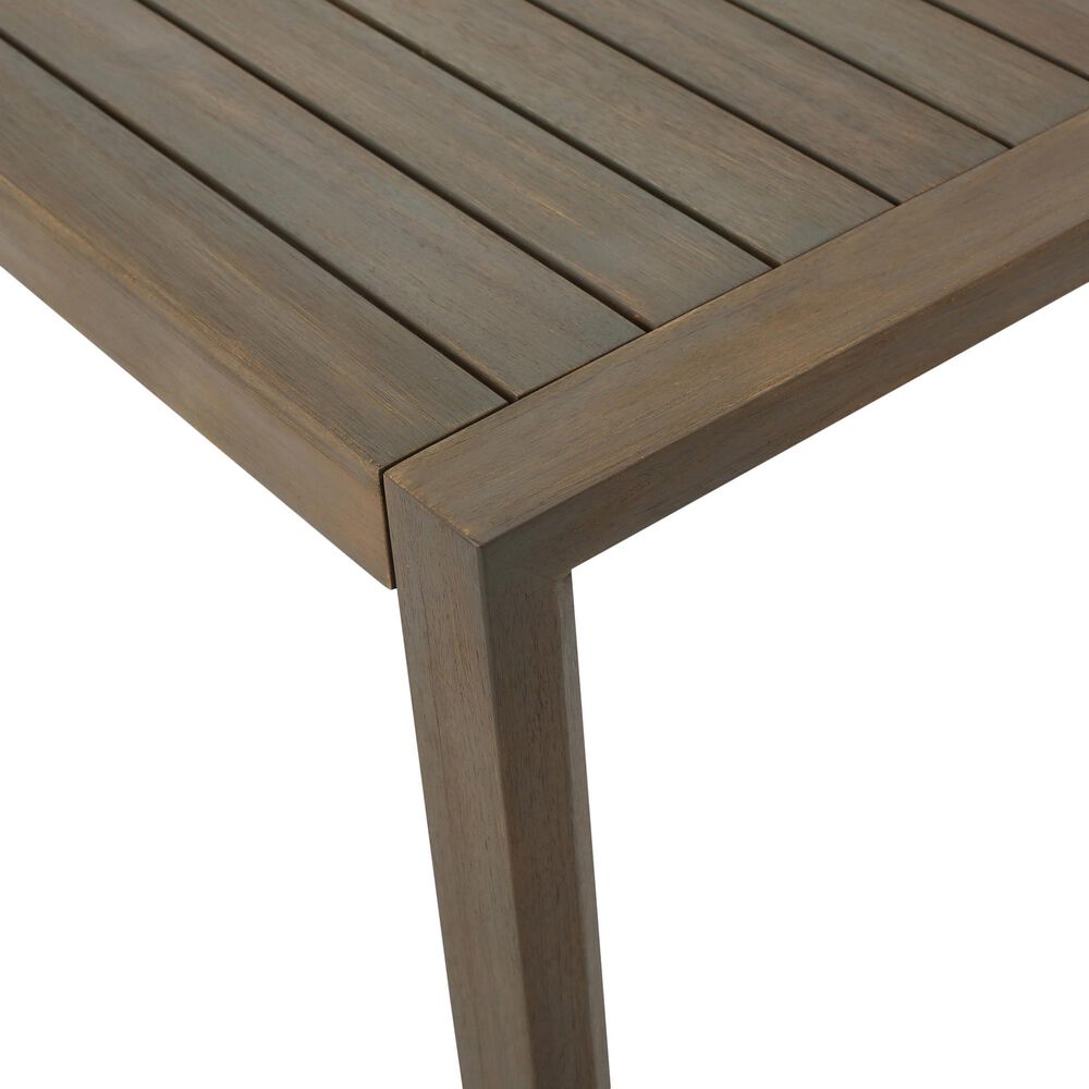 Hearth and Haven Leah 3-Piece Patio Chat Set with Gray Cushion in Brown, , large