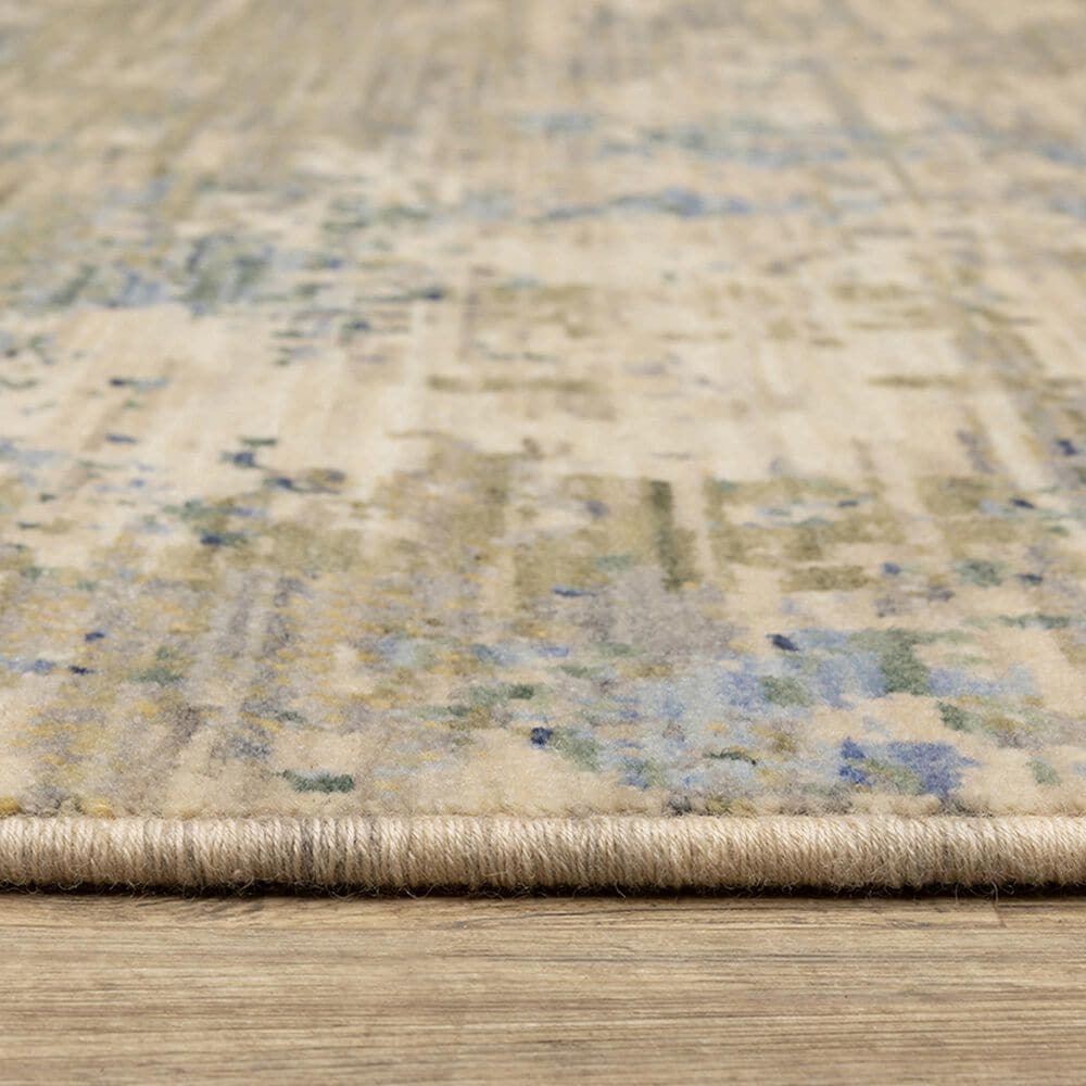 Oriental Weavers Soleri 6&#39;7&quot; x 9&#39;6&quot; Beige and Blue Area Rug, , large