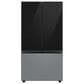 Samsung Bespoke Bespoke 3-Door French Door Refrigerator Top Panel in Charcoal Glass, , large