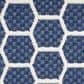 Nourison Twist Reversible 2"2" x 8" Navy Indoor/Outdoor Runner, , large
