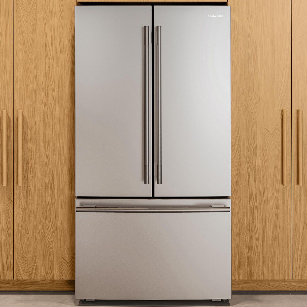 KitchenAid 25 Cu. Ft. Counter-Depth French Door Refrigerator in PrintShield Stainless, , large