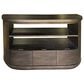 Nicolette Home Bosley Demilune Console Table in Coffee Bean, , large