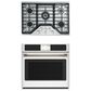 Cafe 2-Piece Kitchen Package with Matte White 30" Smart Built-In Convection Single Wall Oven and Stainless Steel 30" Gas Cooktop, , large