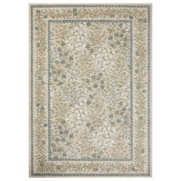 Rifle Paper Co. x Loloi Laurel Wildwood Garden 5"3" x 7"8" Cream Area Rug, , large