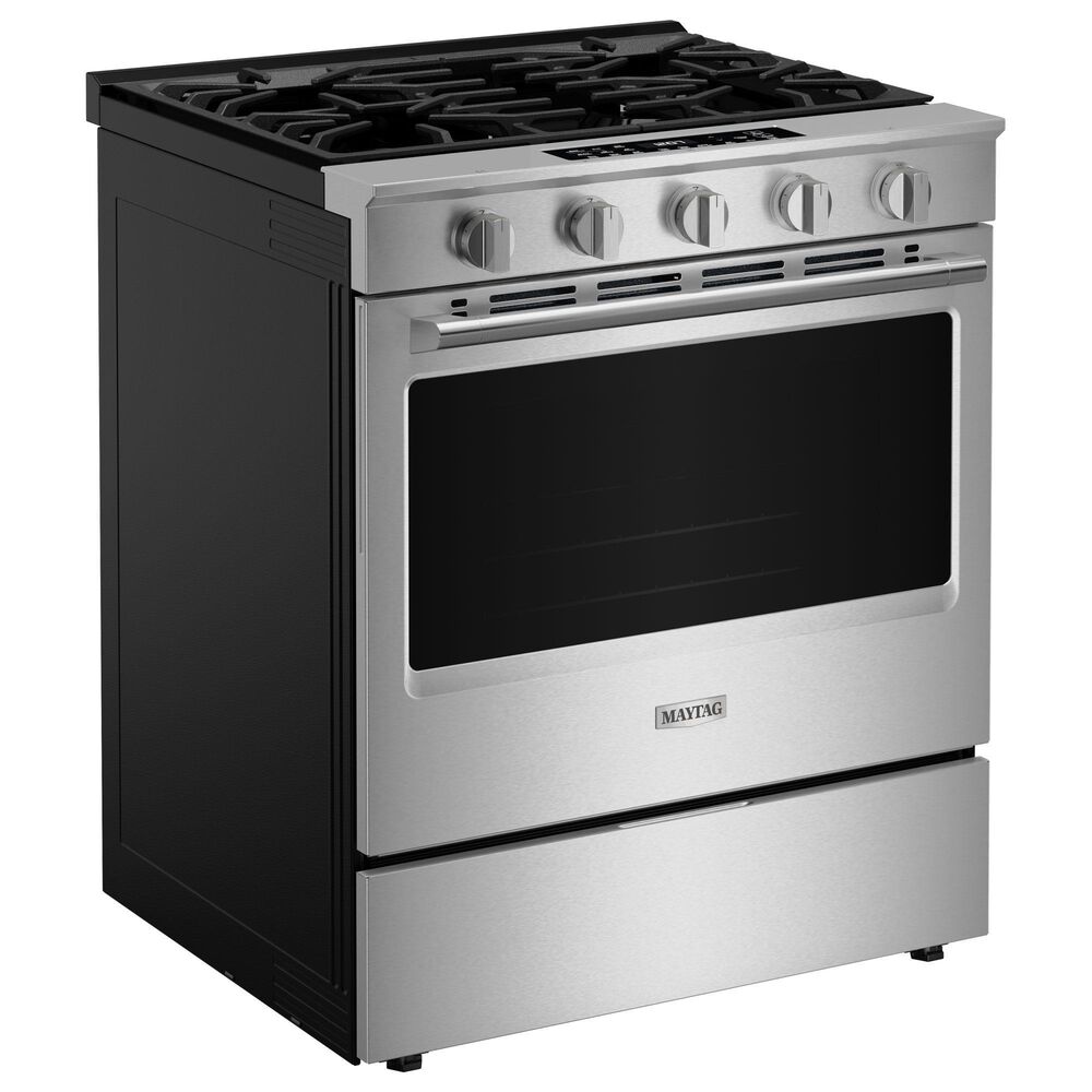 Maytag 5 Cu. Ft. Slide-In Gas Range in Fingerprint Resistant Stainless Steel, , large