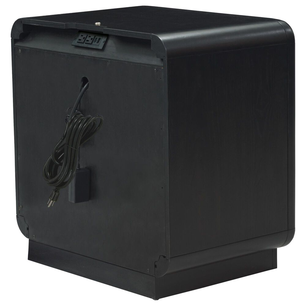 Millenium Rowanbeck 3-Queen Bedroom Set Nightstands in Black
, , large