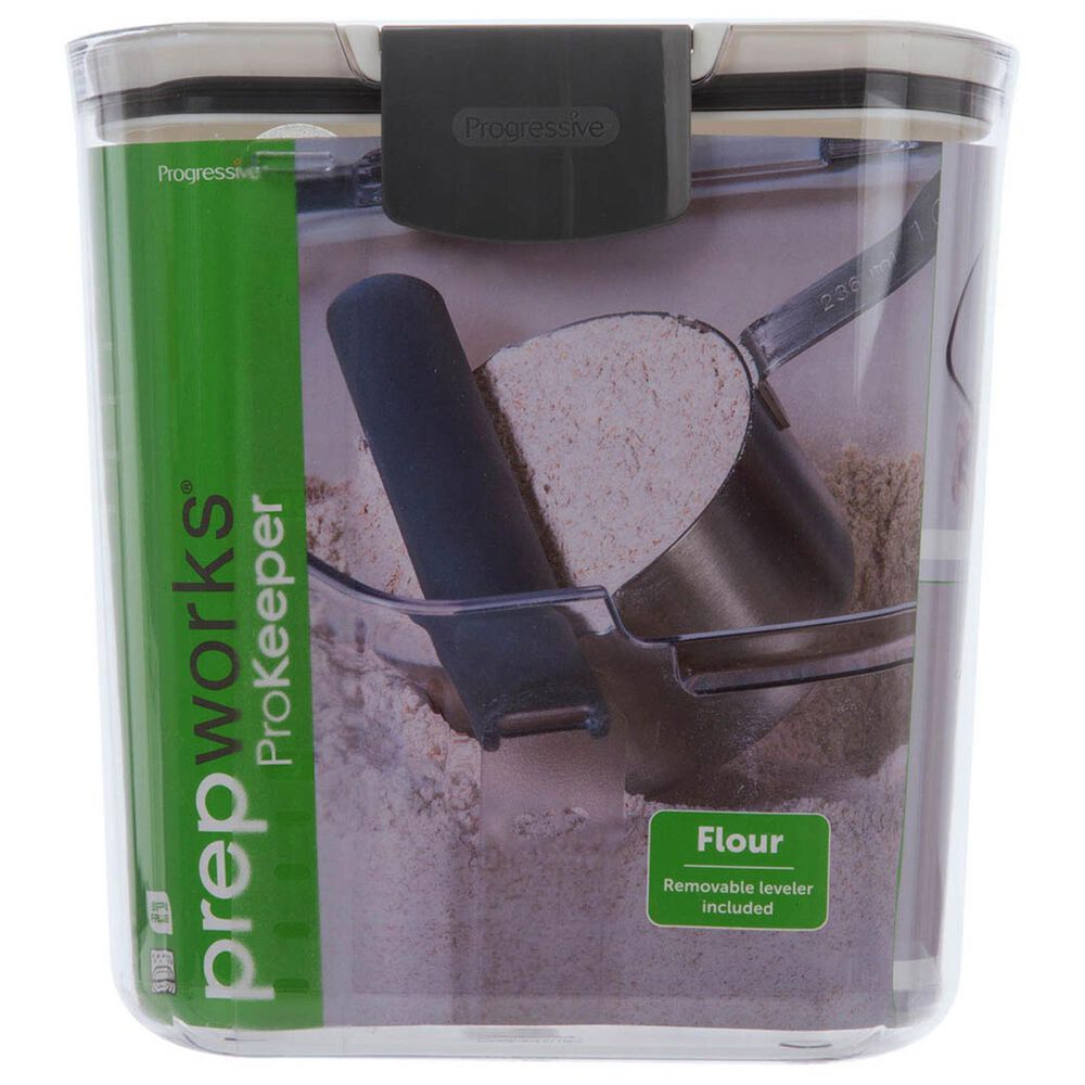 Progressive ProKeeper 4-Quart Flour Storage Container in Clear, Grey and White, , large