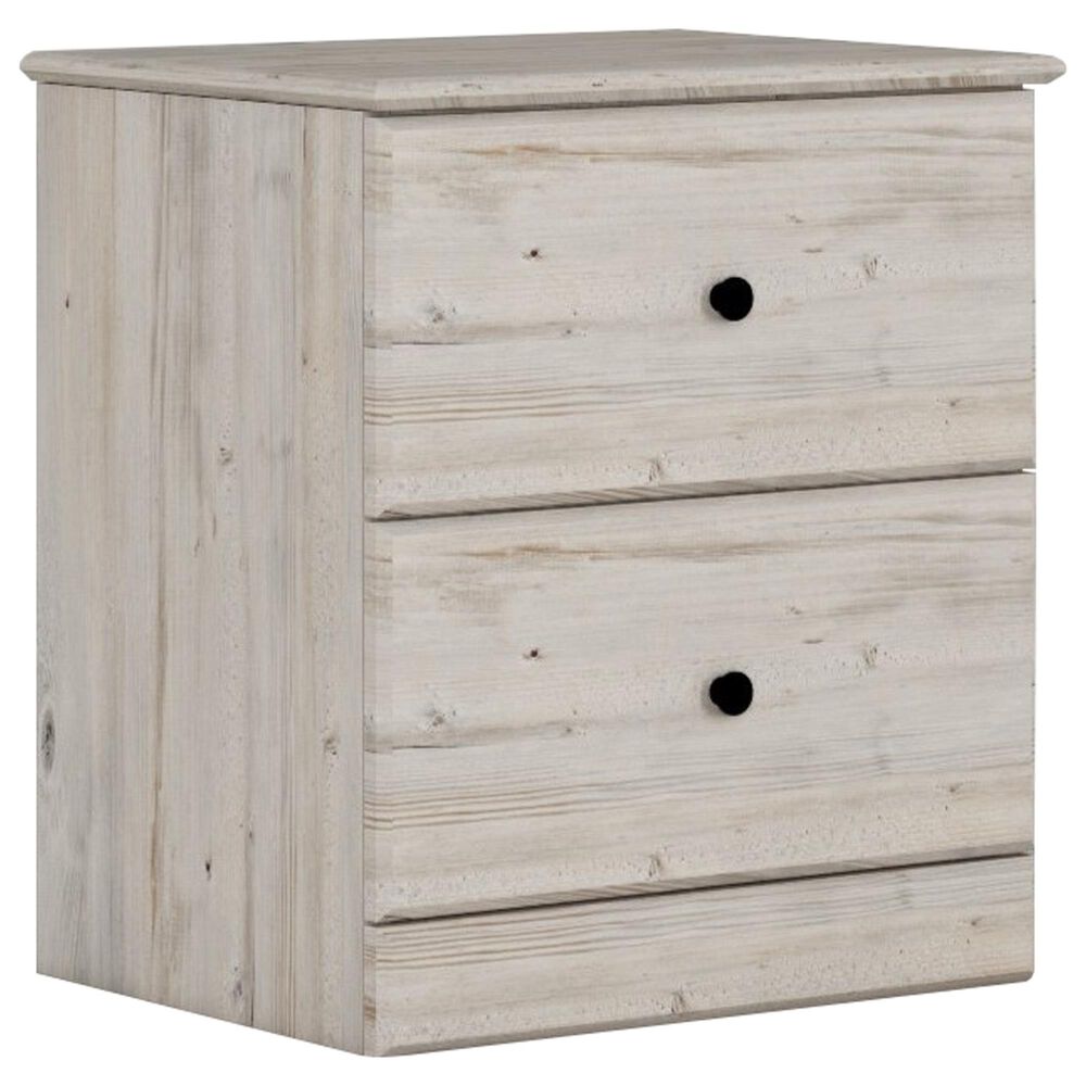Lemoore Essentials 2-Drawer Nightstand in Frosted Pine, , large