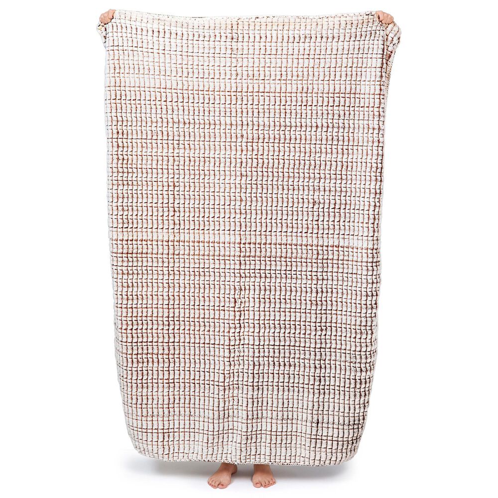 Duke Imports Tawny Fox Plush Throw in Brown, , large