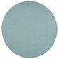 Nourison Positano 8" Round Aqua Indoor/Outdoor Area Rug, , large
