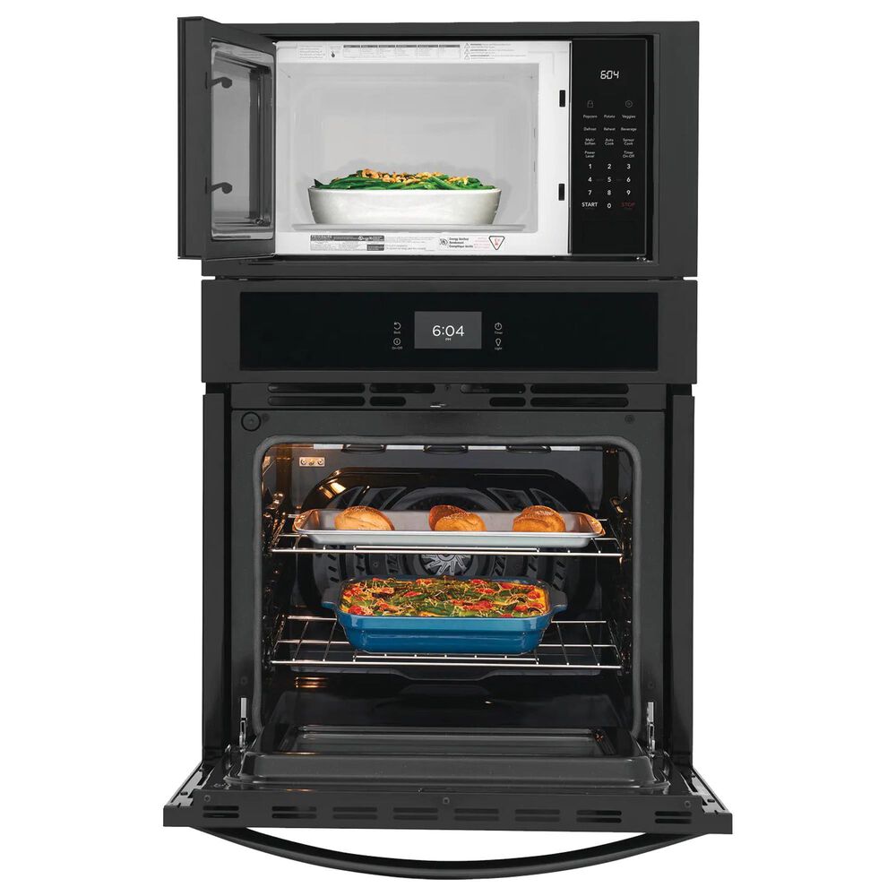 Frigidaire 27&quot; Microwave Combination Wall Oven in Black, , large