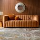 Surya Corduroy Quarters 22" x 22" Throw Pillow in Brick Red, , large