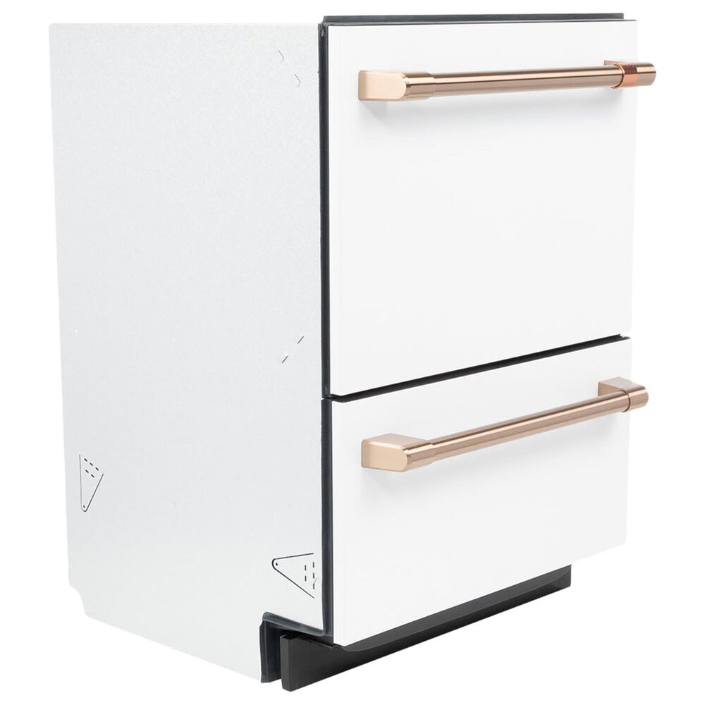 Cafe 24&quot; Double Drawer Dishwasher in Matte White, , large