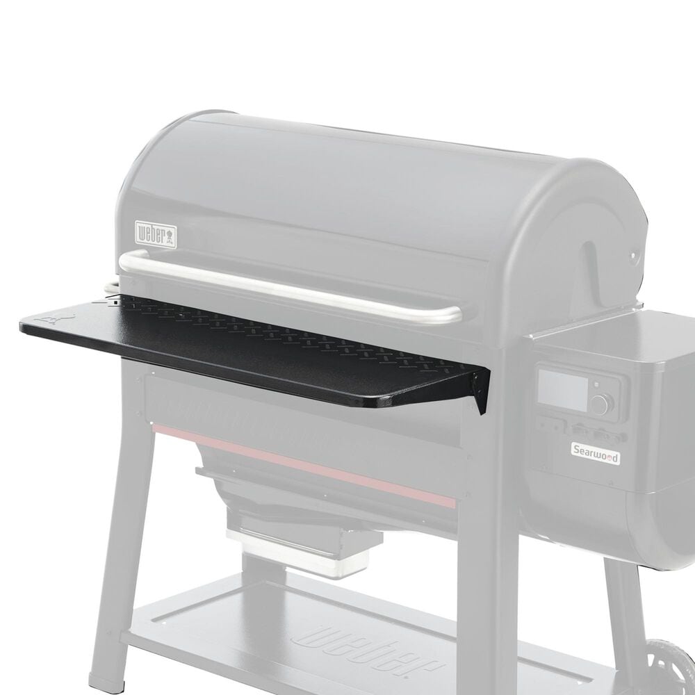 Weber Weber 36" Folding Front Table for Searwood XL 600 Pellet Grill in Black, , large