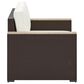 Homestyles Palm Springs 4-Piece Patio Loveseat Set in Brown, , large