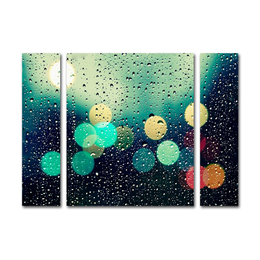 Timberlake "Rainy City" Large Multi Panel Art Set, , large