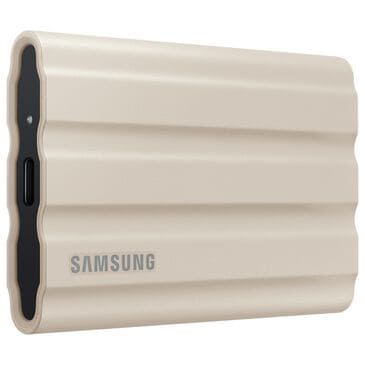 Samsung 1TB T7 Shield Portable External SSD in Beige, , large