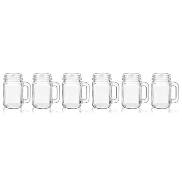 True Mason Jar Shot Glasses in Clear (Set of 6), , large