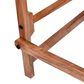 Home Trends & Design Solid Oak Folding Counter Stool in Antique Whiskey, , large