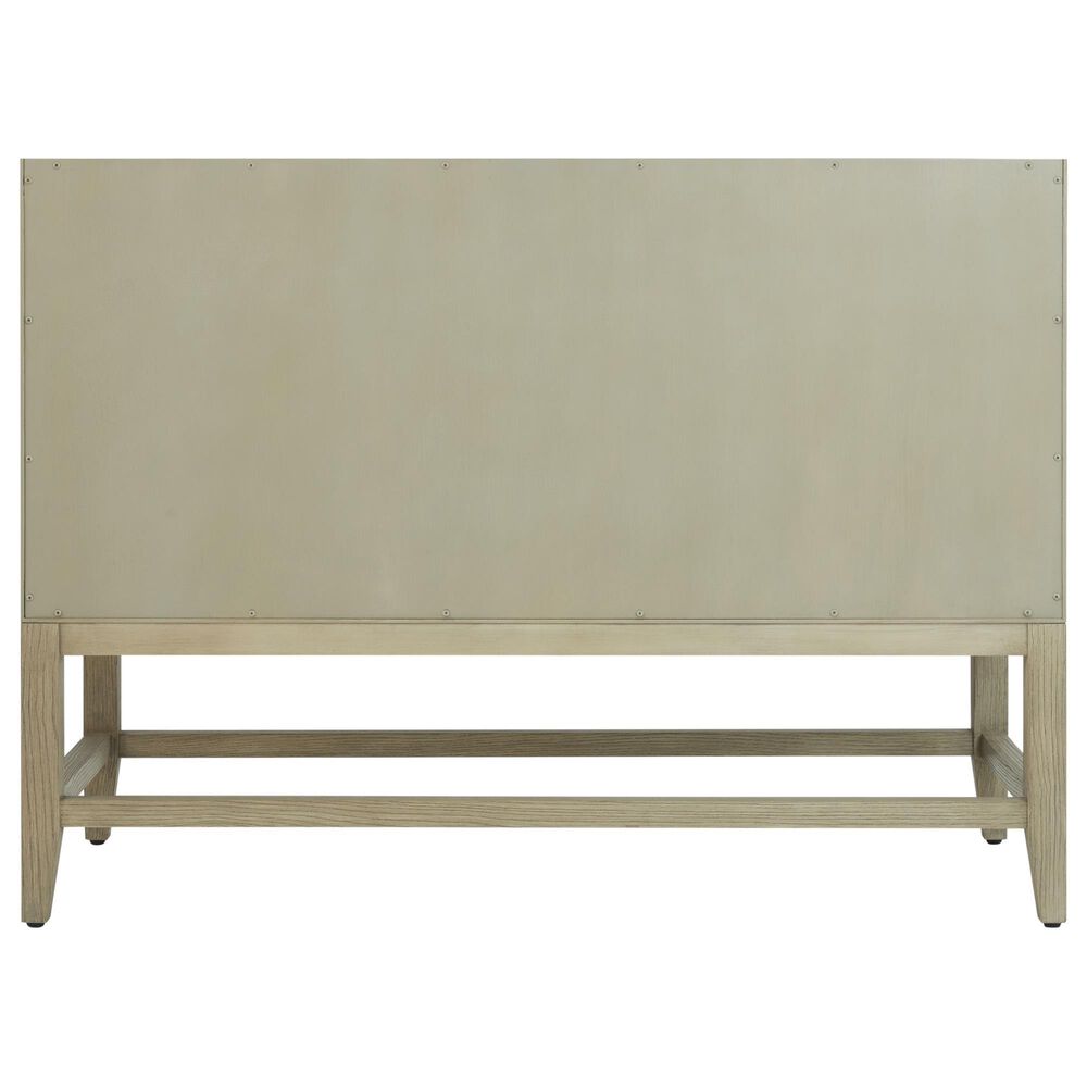 James Martin Emmeline 48&quot; Single Bathroom Vanity in Pebble Oak with 3 cm Parisien Bleu Quartz Top, Rectangle Sink and FreePower Wireless Charger, , large