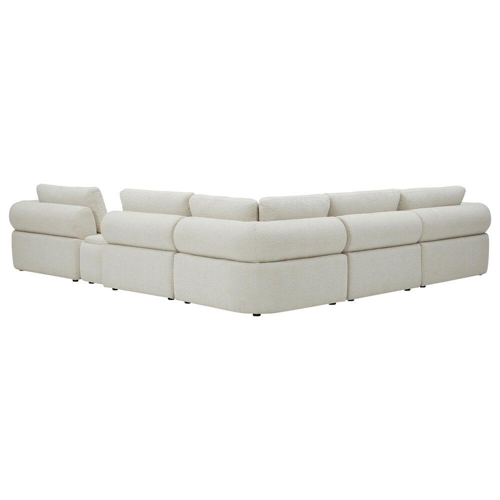 Interlochen 5-Piece Sectional in Azalea Cream, , large