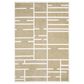 ROW by Oriental Weavers Quinn QUI04 Beige and Ivory 5"3" x 7" Area Rug, , large
